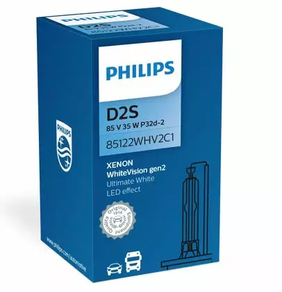 D2S Philips White Vision xenon-lampa 35W, Gen2 - D2R och D2S - 8020101505 - 1