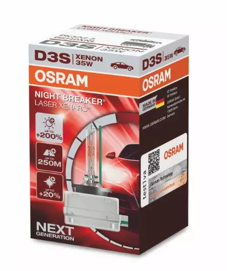 D3S Osram Xenarc Night Breaker Laser +200% - D3S och D3R - 8020100025 - 1