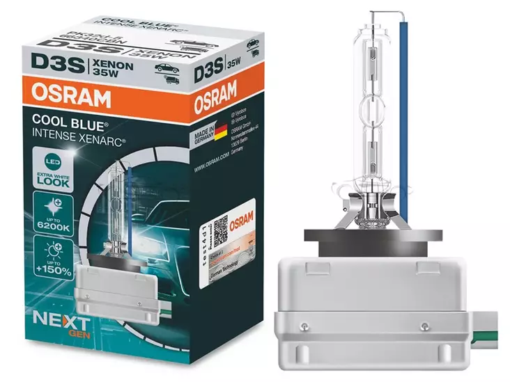 D3S Osram Xenarc Cool Blue, +20%, 5500K - D3S och D3R - 1040700485 - 1