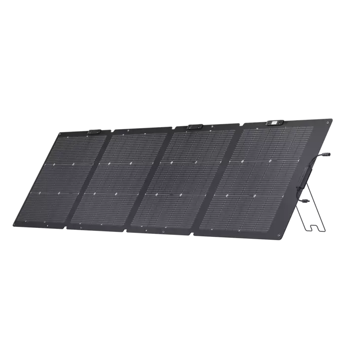 EcoFlow Next Gen 220W vikbar solpanel - Powerstation tillbehör - 8020112705 - 1