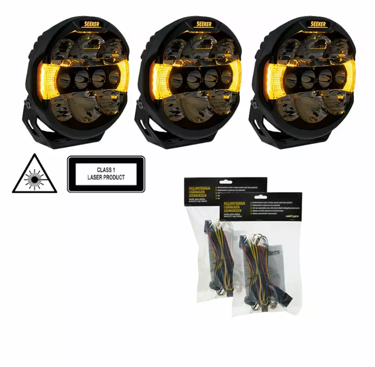 Seeker Quantum 2x LED 1x LASER - LED-extraljus - 8020105615 - 1
