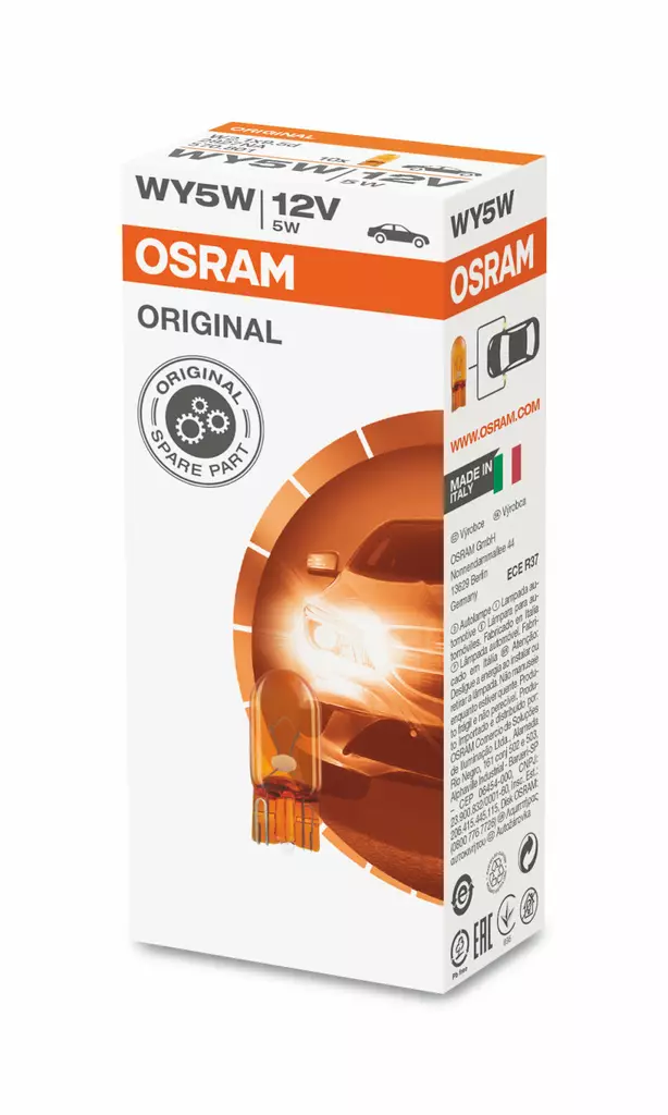 T10 WY5W lampa Osram Original - T10 (W5W) lampor - 8020105215 - 1
