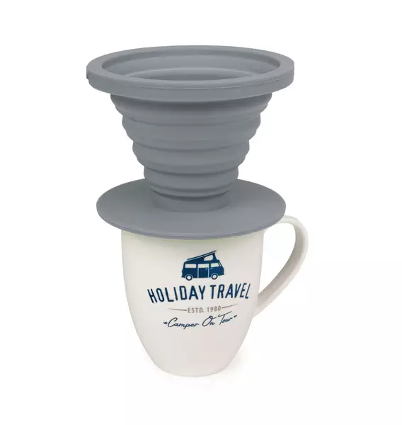Hopfällbart kaffefilter i silikon - Köktillbehör - 8020112235 - 1