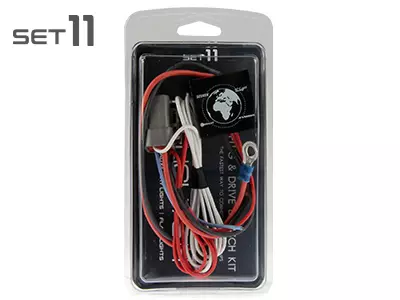 Kabelsats för 3st ljus + 3st DRL, DT 3-kontakt - Kabel - 8020104396 - 2