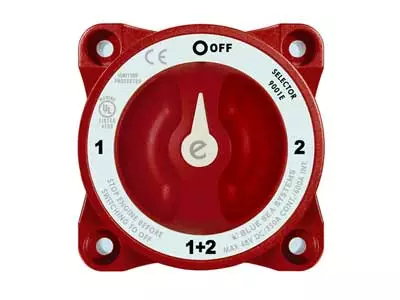 Batteriväljare 1 - 2 - 1+2 - OFF - Strömbrytare - 6012000506 - 2