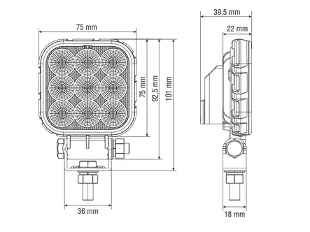 Bullboy Proline arbetsljus - Led-arbetsbelysning - 8020112936 - 1