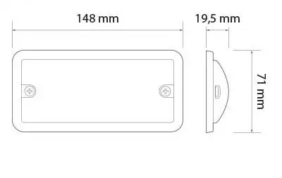 LED innerljus 24V, LED Autolamps - Innebelysning - 8020105496 - 4