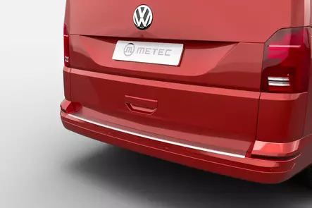 Stötfångarskydd, VW T6.1 2019-2020-, med baklucka, Metec - Bakre fotsteg och stötfångarskydd till transportbil - 8020102586 - 1