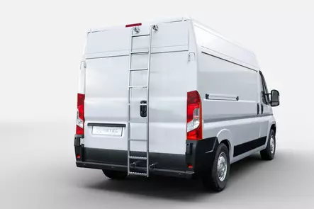 Stege, Fiat Ducato 2007-, H2 - Takkorg och stege till transportbil - 8020102636 - 1