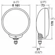 Hella Comet FF500 extraljus - Halogen-extraljus - 3030210016 - 2