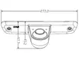 Backkamera med bromsljus Citroen Jumpy, Peugeot Expert, Toyota Proace 2007-2016 - Backkameror - 8020104196 - 4