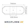 Maxiflare 740 Blixtljusramp Varningsljusramp - Blixtljusramper LED - 4080220476 - 5