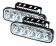 LED-varselljus serie, 5LED, 12V-24V - DRL varselljus - 3040120006 - 2