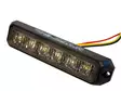 LED-Varningsljus 6LED, Axixtech, R65 Gul - Blixtljus - 4080320026 - 1