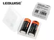 Ledwise 16340 Batteri 650mAh (2 st) - RCR123 batterier - 8020108286 - 1