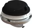 MAXXFAN Dome Plus takfläkt inkl. LED-belysning, svart - Takluckor - 8020112586 - 2