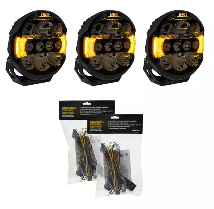 3-Pack Seeker Quantum LED - Extraljuspaket - 8020104716 - 1