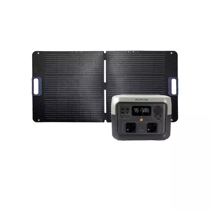 EcoFlow River 2 Max + Woima 100W - Powerstation - 8020112156 - 1