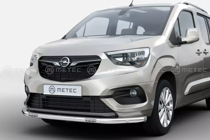 Frontrör (LED), Opel Combo 2018-2020-, Ø60mm, Metec - Frontrör till transportbil - 8020102486 - 1