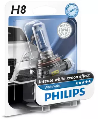 H8 halogen Lampa White Vision - H8, H9, H10, H11, H13, H15 - 4060101076 - 1