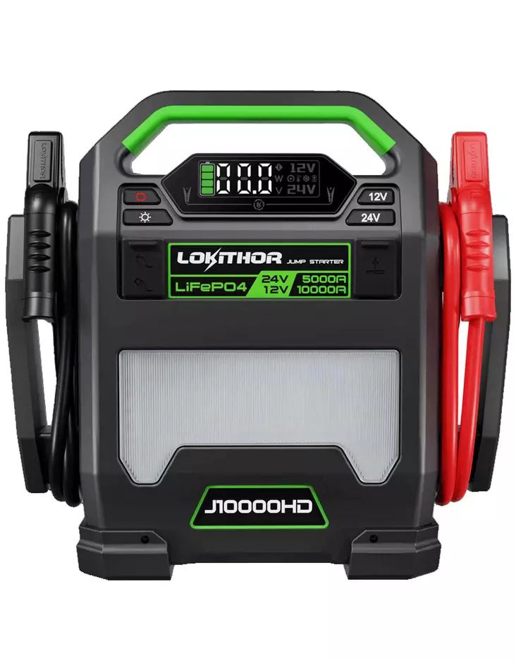 Starthjälp – Lokithor J10000HD – 10000A@12V / 5000A@24V, 12V/24V, LiFePO4 - Startbooster - 8020120516 - 1