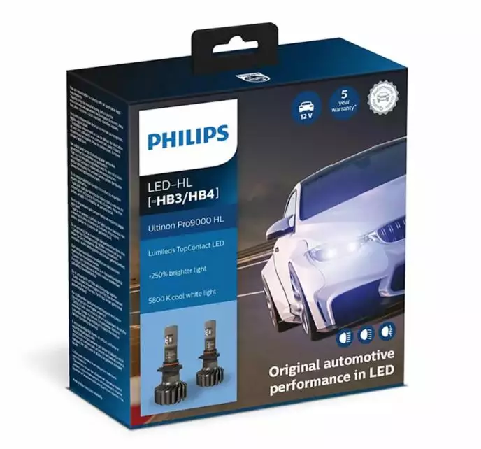 LED-konverteringssats Philips HB3/HB4 Ultinon Pro9000 HL - LED konverteringskit - 8020103536 - 1