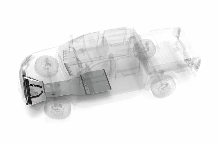 Hasplåt Amarok 23- - Underkörningsskydd - 8020108436 - 1
