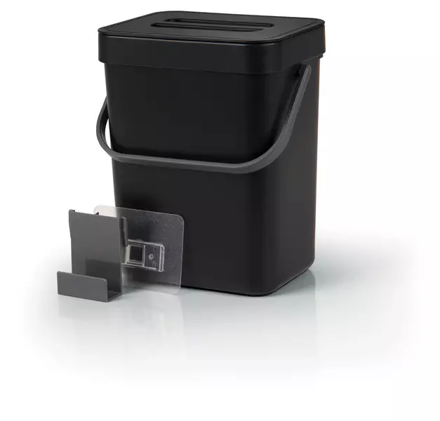Soptunna med lock, 5 liter - Köktillbehör - 8020112206 - 1