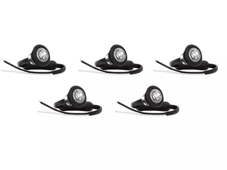 Tillvalspaket till Takbåge | 5st infällda LED-dioder - LED-positionsljus - 7010010047 - 1