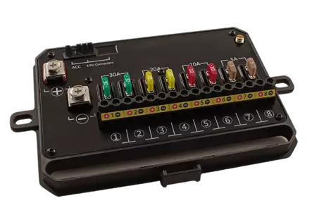 Kontrollpanel styrsystem, 8-knappar, med säkringslåda, BT, fjärrkontroll - Blixtljusramper LED - 8020110507 - 2