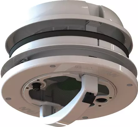 MAXXFAN Dome Plus takfläkt inkl. LED-belysning, vit - Takluckor - 8020112517 - 1