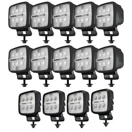NordicLights arbetsljuspaket, Forwarder Basic - Led-arbetsbelysning - 8020107457 - 1