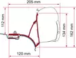 Fiamma markisadapter F45 VW T5/T6 - Tältillbehör - 8020112367 - 1