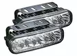 LED-varselljus serie, 4LED, 12-24V - DRL varselljus - 3040120007 - 4