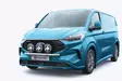 Extraljusbåge Ford Transit Custom 2023- Blank - Frontbåge till transportbil - 8020109607 - 2