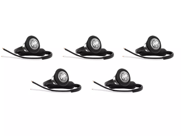 Tillvalspaket till Takbåge | 5st infällda LED-dioder - LED-positionsljus - 7010010047 - 1