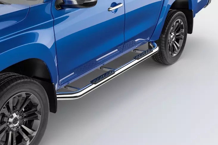 Sidosteg Mitsubishi L200 Dubbelhytt 2015-2020-, Offroad, Metec - Sidorör till transportbil - 8020102247 - 1