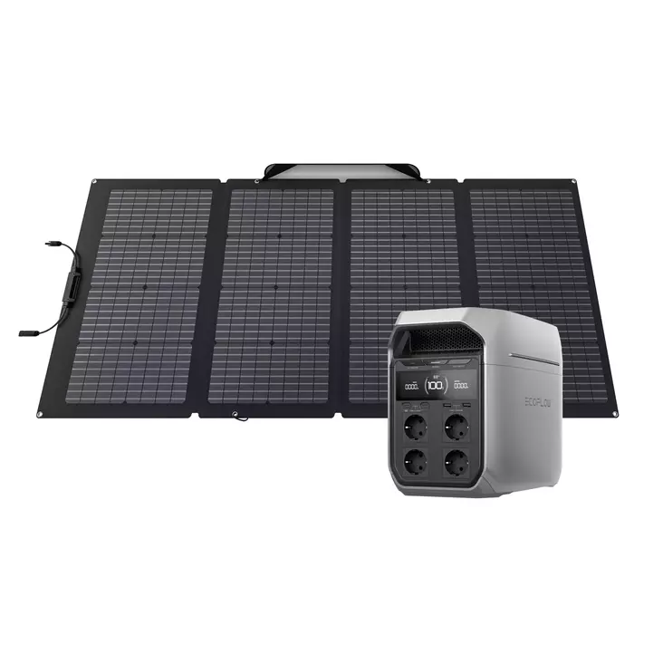 EcoFlow Delta 3 Plus + EF 220W - Powerstation - 8020112667 - 1