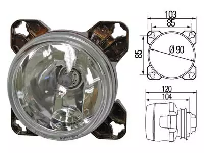 Fjärrljus Halogen Scania - Scania - 3006000007 - 1