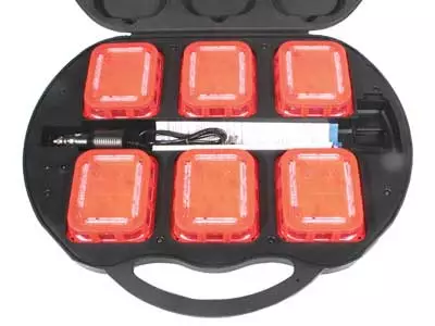 LED varningspuck plånbok, synkroniserbar - LED-rotorljus - 8020102177 - 1