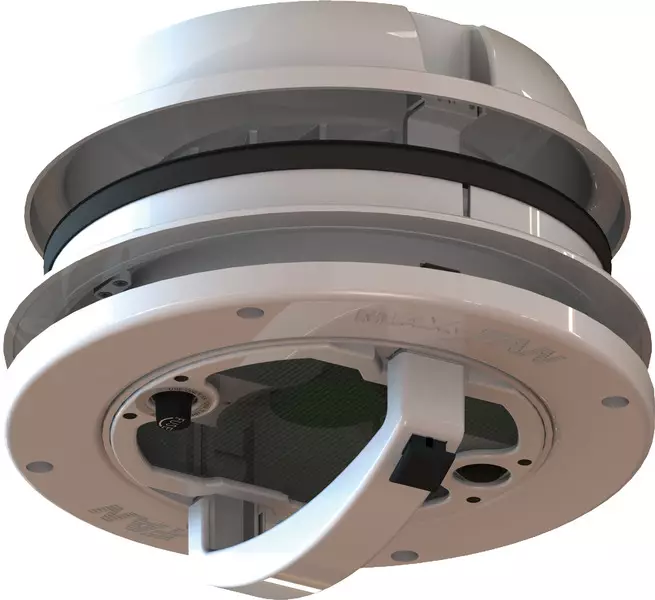 MAXXFAN Dome Plus takfläkt inkl. LED-belysning, vit - Takluckor - 8020112517 - 1