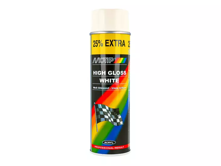 Motip Rally Vit 500Ml - Färger och Lacker - 8020109687 - 1