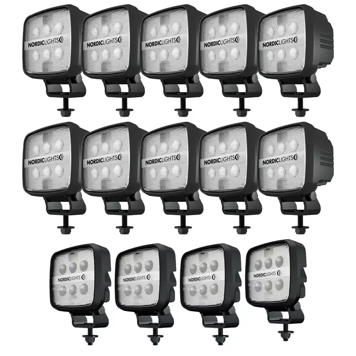 NordicLights arbetsljuspaket, Forwarder Basic - Led-arbetsbelysning - 8020107457 - 1