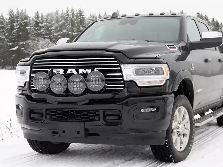 Q-LIGHT RAM 2500 (DJ) 19- Extraljusfäste (extraljusbåge) för 4st lampor - Frontbåge till transportbil - 8020120887 - 1