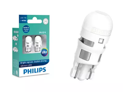 T10 Philips Ultinon LED, 6000k, 12V - T10 LED-lampor - 8020105107 - 1
