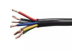 Bil kabel 7 x 1,0mm2, Svart, 1m, wurth - Kabel - 3050120338 - 1