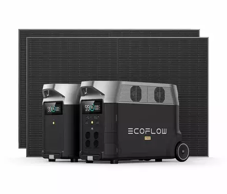 EcoFlow DELTA Pro + 2x 400W RSP + EB - Powerstation med solpaneler - 8020107608 - 2