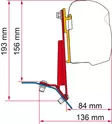 Fiamma markisadapter F45 Ford Custom - Tältillbehör - 8020112348 - 3