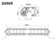 LED-extraljus Seeker Venom 100W, Ref. 45 - LED-ramper - 3010120678 - 3