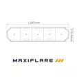 Maxiflare 1200 Blixtljusramp Varningsljusramp - Blixtljusramper LED - 4080220478 - 5